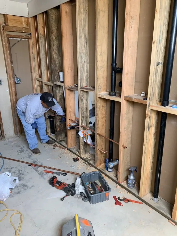 Commercial rough-in plumbing for Gas Line Repair in Walsall